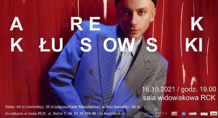Arek Kłusowski wystąpi w Regionalnym Centrum Kultury 