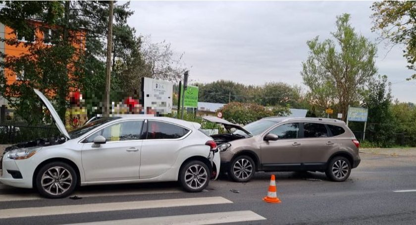 Zderzenie na 6 Dywizji Piechoty. Dziecko zabrane do szpitala