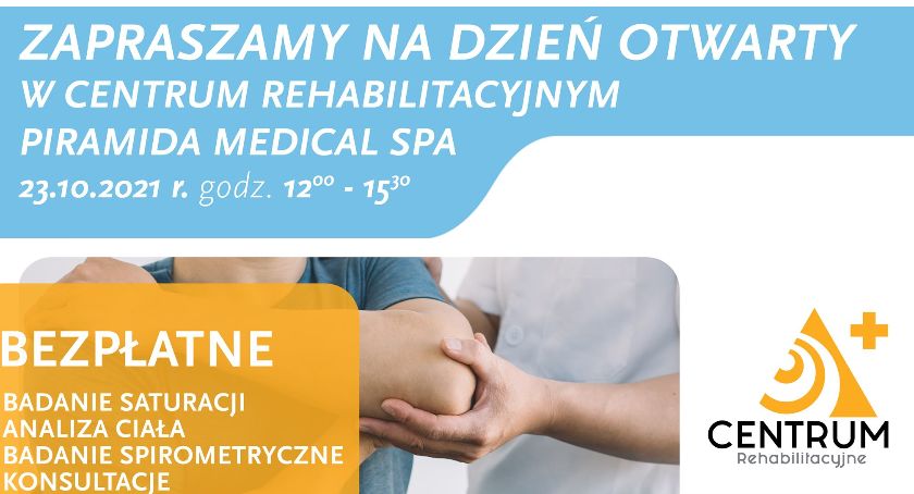 Zapraszamy na dzień otwarty w Centrum Rehabilitacyjnym Piramida Medical Spa