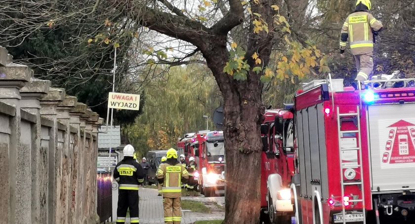 Akcja straży pożarnej w centrum Kołobrzegu (foto, wideo)
