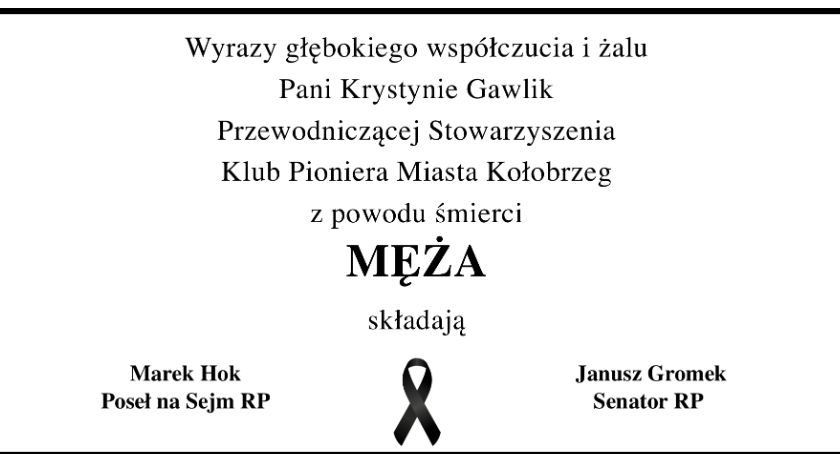 Wyrazy głębokiego żalu