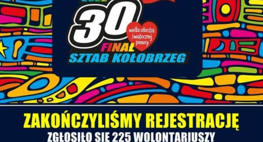 Kołobrzeski sztab WOŚP zakończył rejestrację wolontariuszy