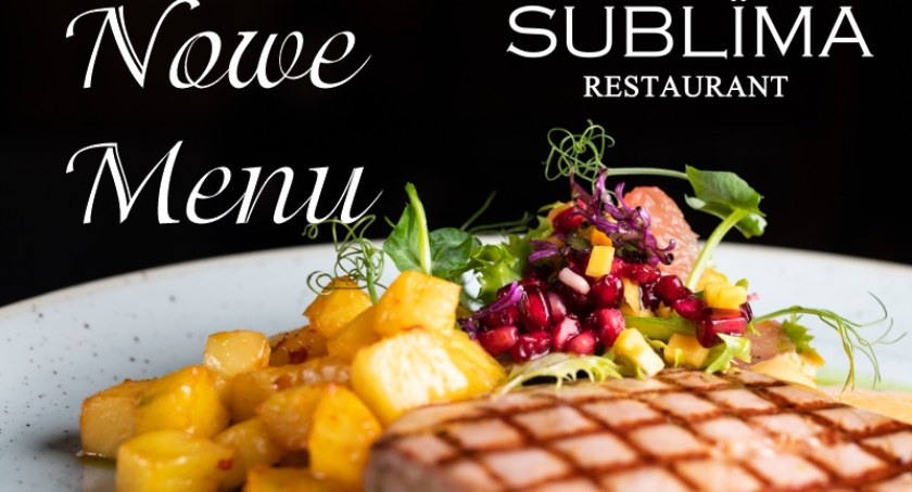 Nowy rok z nowym menu w Restauracji Sublima.