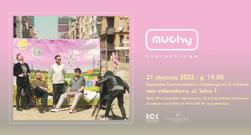 Po raz pierwszy w Kołobrzegu! Koncert zespołu Muchy