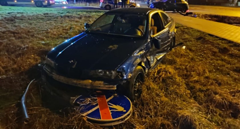 Zderzenie hondy i BMW