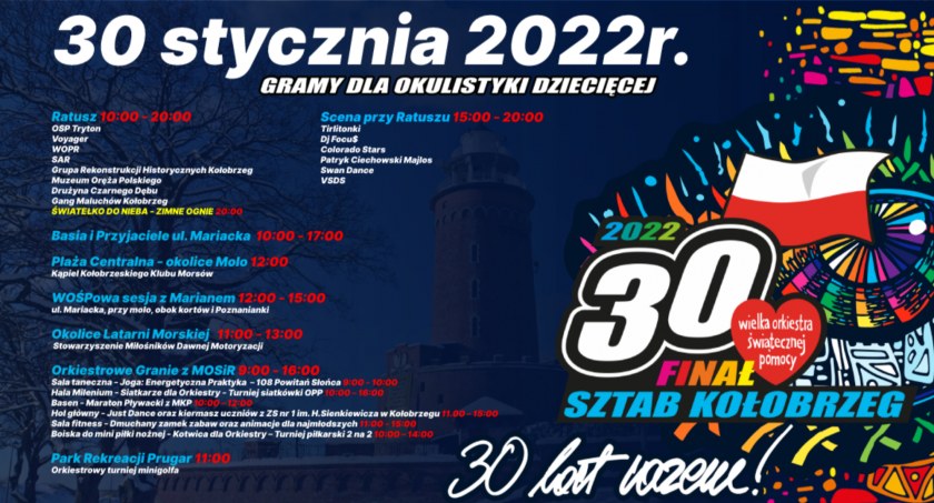 30 finał Wielkiej Orkiestry Światecznej Pomocy. Zobacz program imprezy