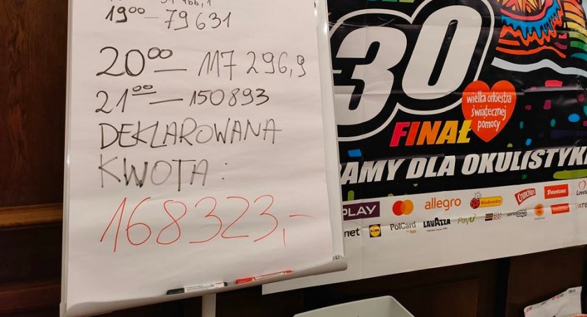  Sztab WOŚP z Kołobrzegu zebrał 168.323 zł! (foto)