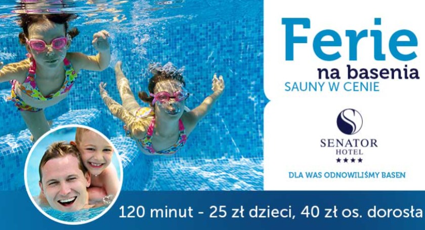 Ferie dla dzieci na nowym basenie w Hotelu SENATOR