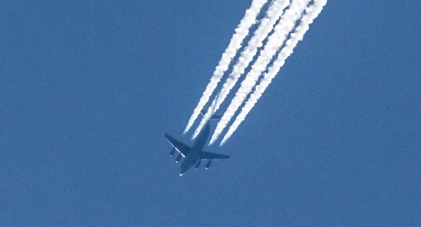 Amerykańskie wojskowe samoloty Boeing C-17 nad Kołobrzegiem