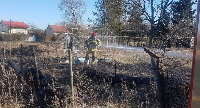 Pożar przy 6 Dywizji Piechoty