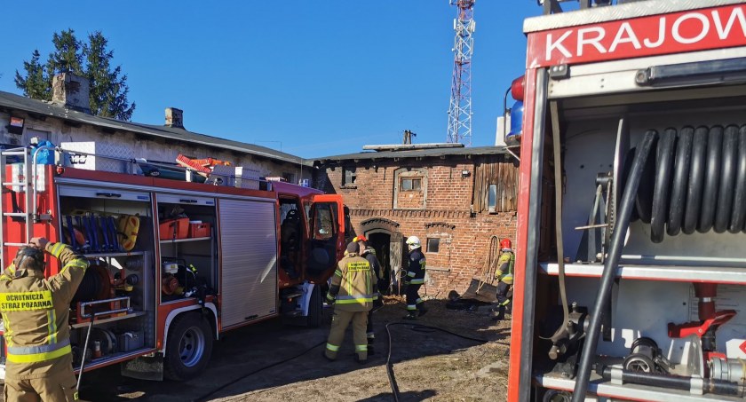 Pożar kotłowni w miejscowości Siemyśl