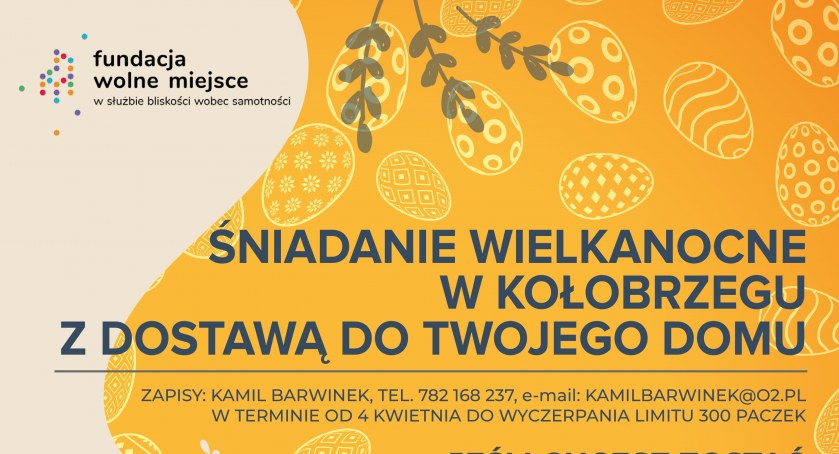 Kołobrzeg. Śniadanie Wielkanocne - włącz się w organizację wydarzenia
