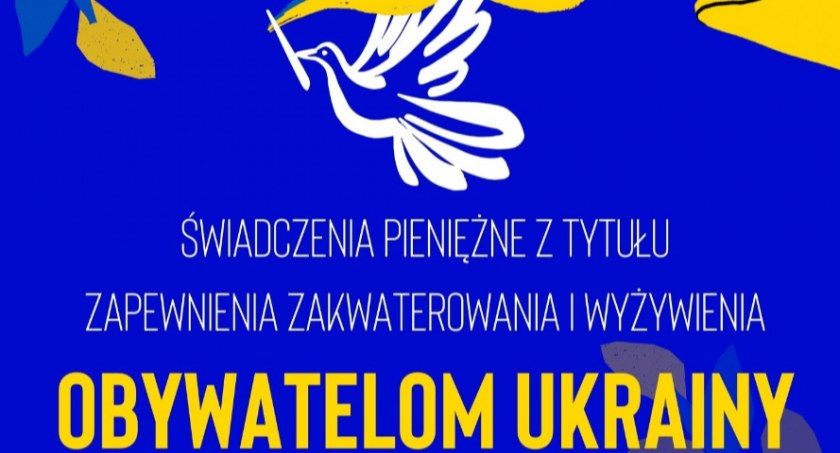  Świadczenie pieniężne z tytułu zapewnienia zakwaterowania i wyżywienia obywatelom Ukrainy  