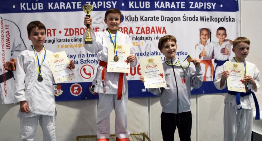 3 złote medale karateków z Głowaczewa na Dragon Cup