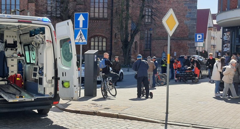 Potrącenie pieszej w centrum miasta