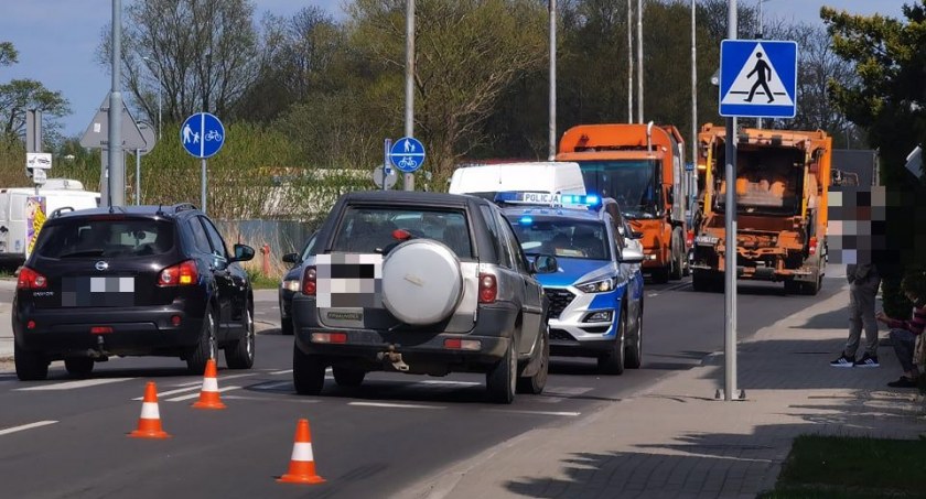 Potrącenie na Grzybowskiej. Wystąpiły spore utrudnienia w ruchu 