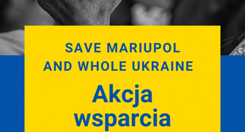 Akcja wsparcia dla Ukrainy przy kołobrzeskim molo