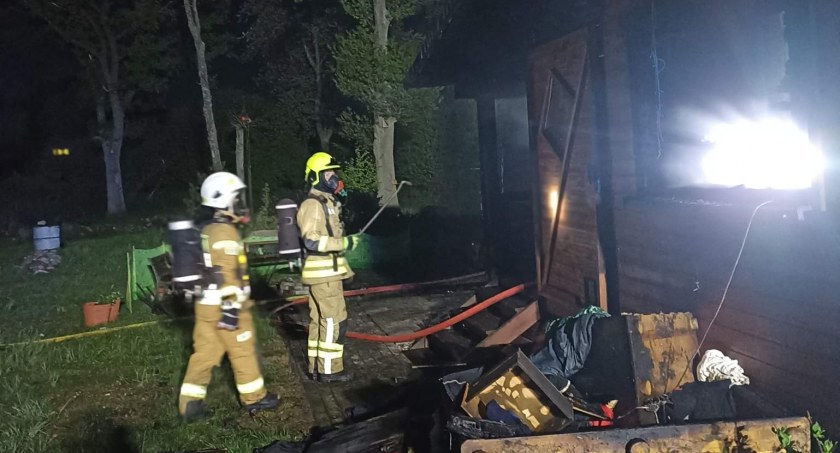 Pożar pod Gościnem