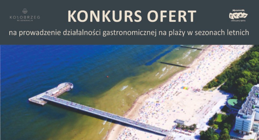 Konkurs ofert na świadczenie usług gastronomicznych na plaży