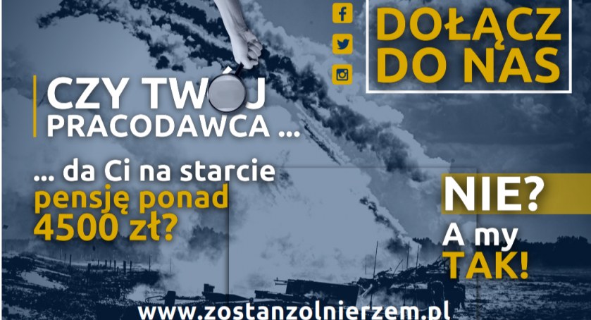 Wstąp do dobrowolnej zasadniczej służby wojskowej! 