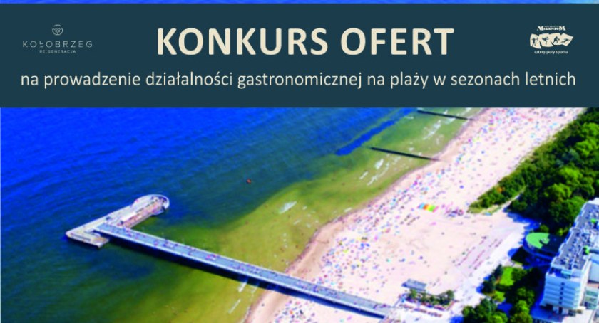 Konkurs ofert na działalność gastronomiczną na plaży