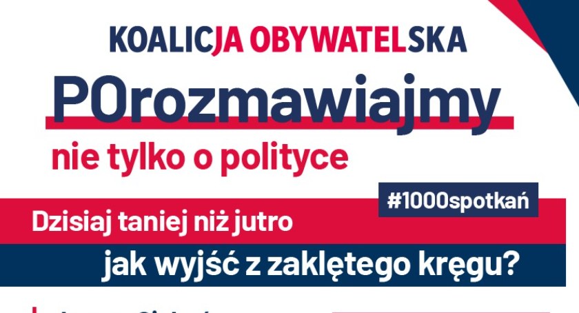 Spotkanie z udziałem parlamentarzystów Platformy Obywatelskiej