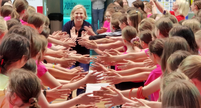 Olimpijskie medalistki poprowadziły lekcję WF-u w Hali Milenium (foto, wideo)