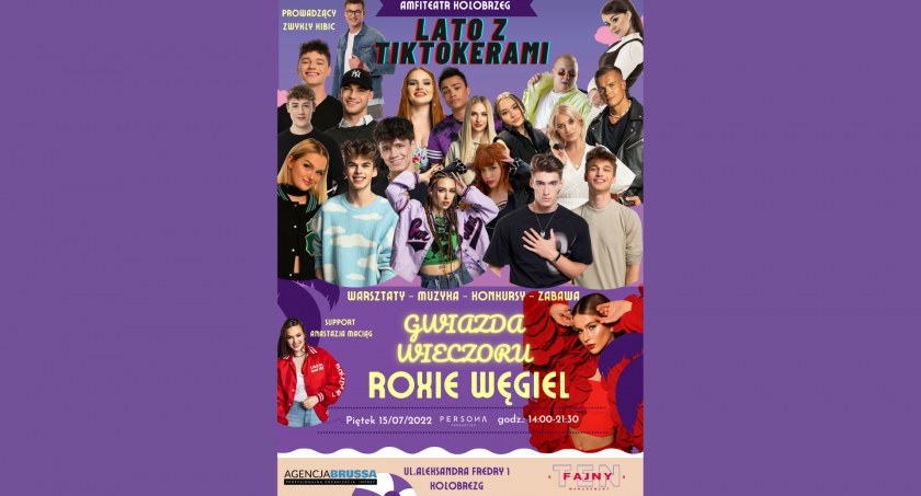 Koncert Roksany Węgiel i spotkanie z Tiktokerami