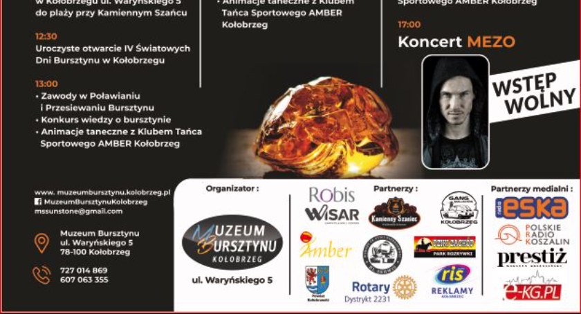 Światowe Dni Bursztynu rozpoczęte. Jedną z atrakcji koncert Mezo