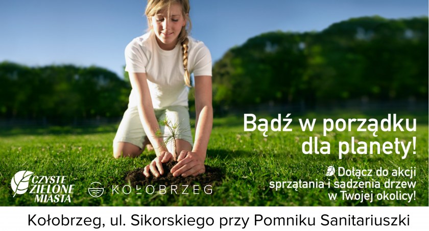 Już w sobotę 9 lipca akcja „Czyste, Zielone Miasta” zawita do Kołobrzegu