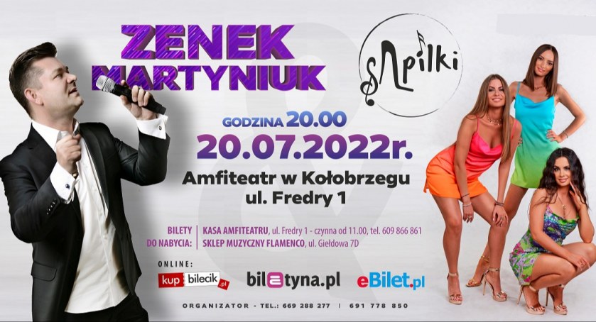 Zenek Martyniuk i zespół Szpilki  wystąpi w amfiteatrze