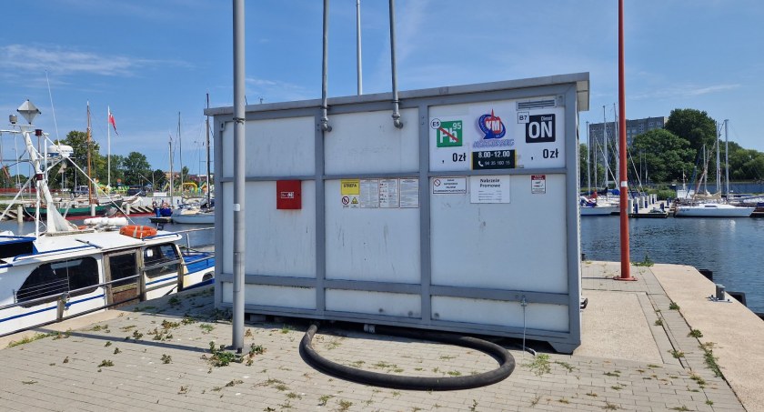 Port Jachtowy w Kołobrzegu. Stacja paliw już działa