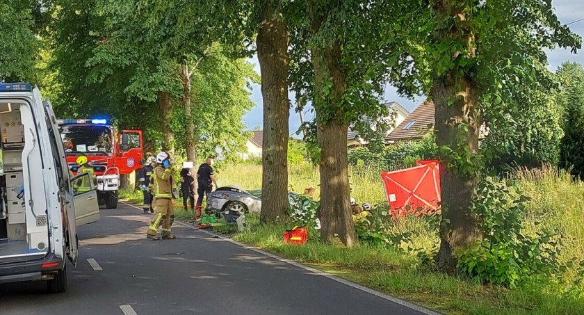 Poważny wypadek na trasie Kołobrzeg-Trzebiatów. Lądowały dwa śmigłowce LPR