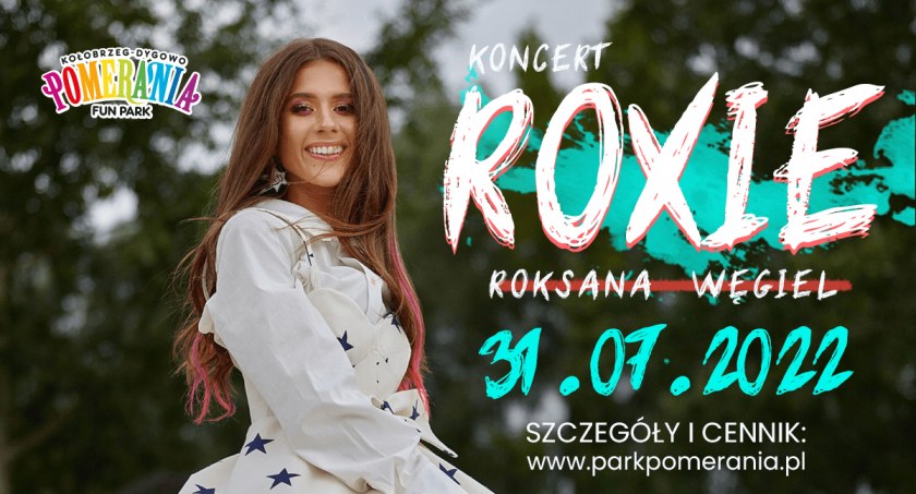 Koncert Roksany Węgiel w Pomerania Fun Park