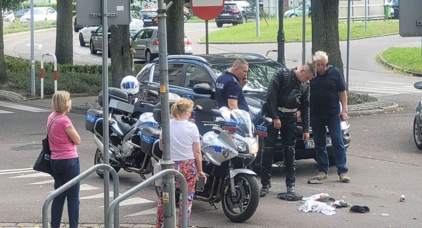 O włos od tragedii. Potrącenie w centrum Kołobrzegu