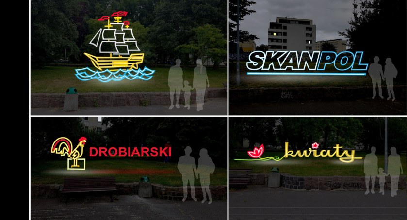 Kołobrzeskie neony w parku przy Frankowskiego? Tam ma powstać plenerowa galeria dawnych napisów