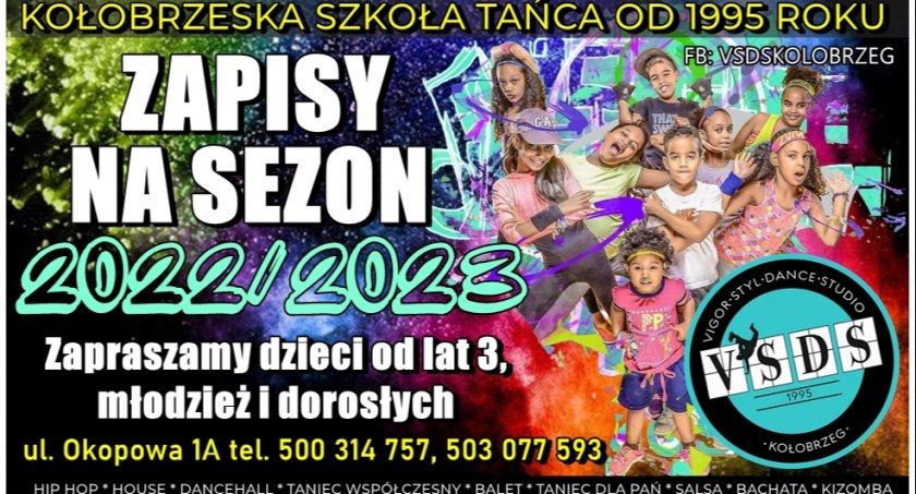 28 sezon Szkoły Tańca VSDS - zapisy