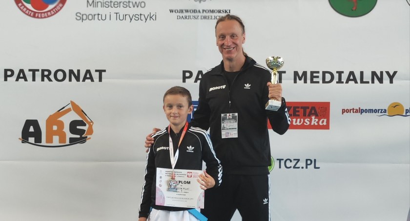 Złoty medal karateki Morote Głowaczewo 