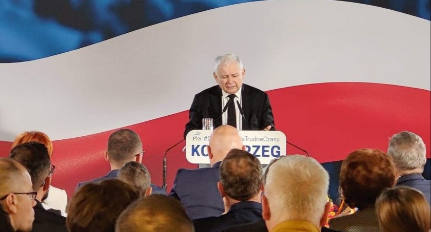 Wizyta Jarosława Kaczyńskiego w Kołobrzegu (video)
