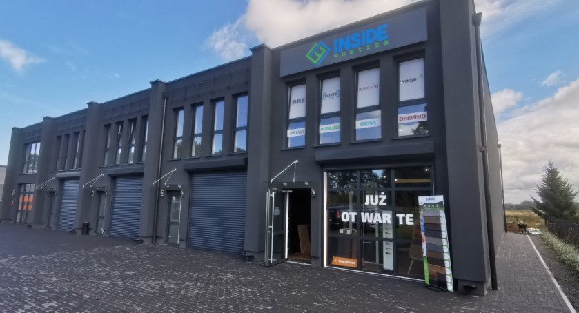 Salon sprzedaży z materiałami do wykończenia wnętrz - raty 0%