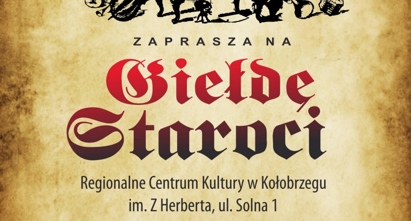 Giełda Staroci w holu RCK w najbliższą sobotę