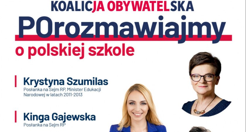 Krystyna Szumilas, Katarzyna Lubnauer i Kinga Gajewska odwiedzą Kołobrzeg. Będą rozmawiać o oświacie