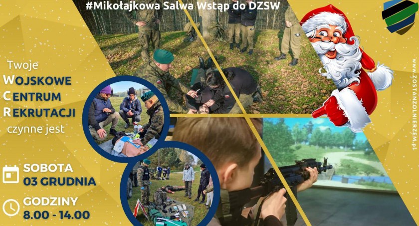 Wojskowe Centrum Rekrutacji w Kołobrzegu - Mikołajkowa Salwa