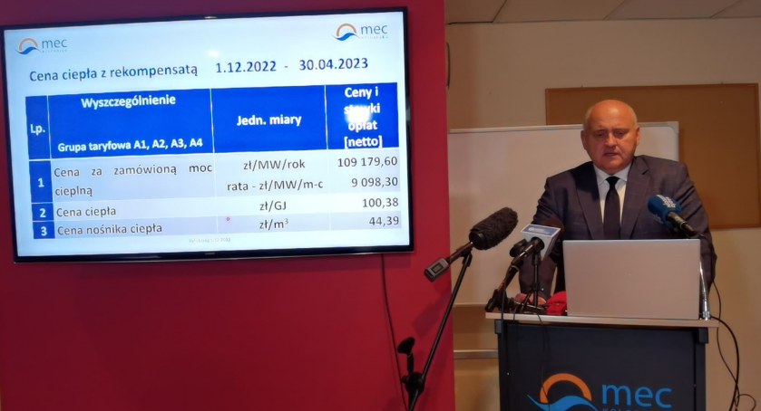Ile podrożeje ciepło? Konferencja prezesa MEC-u