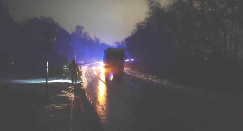 Szklanka na drogach. Nie ma mowy o jeżdżeniu