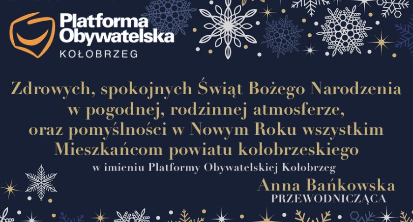 Życzenia od kołobrzeskiej PO