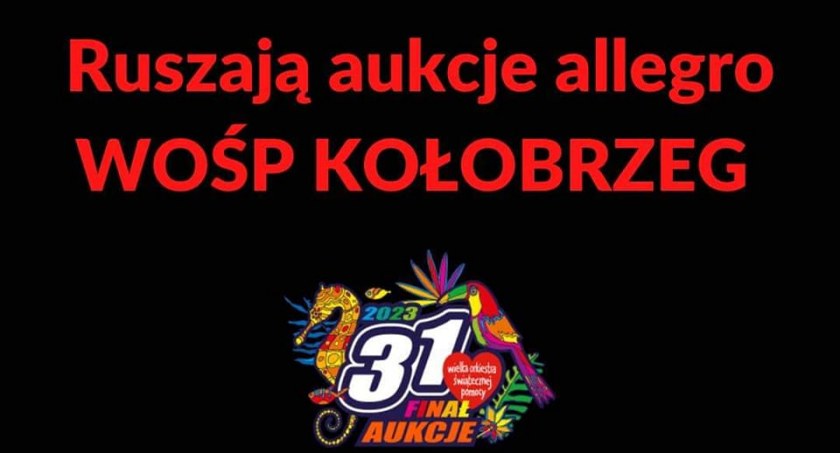 Ruszyły pierwsze licytacje kołobrzeskiego sztabu WOŚP. Też możesz przekazać swój dar
