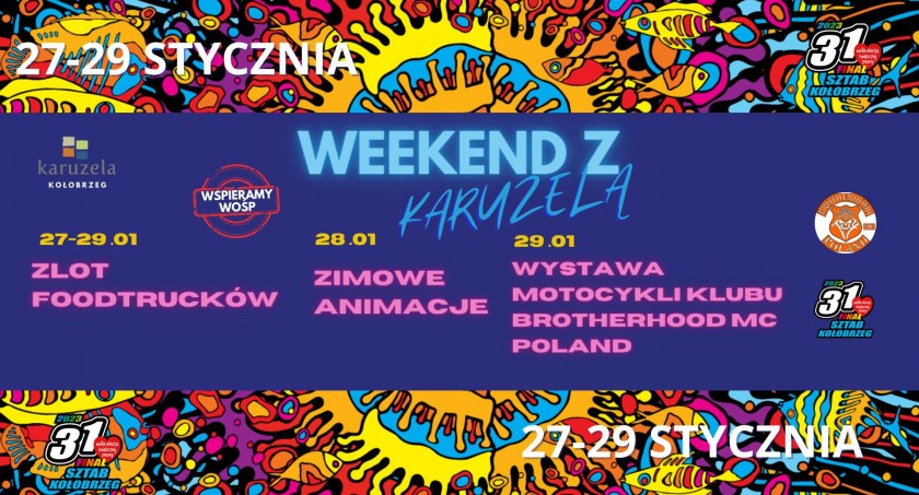 Zlot foodtracków i inne atrakcje. Weekend z Karuzelą