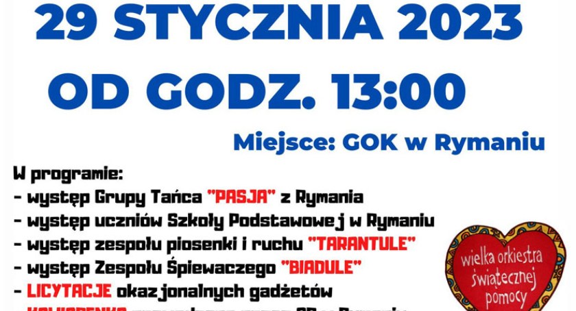 WOŚP w Rymaniu 2023