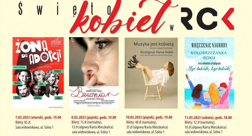Dzień Kobiet w Regionalnym Centrum Kultury. Na wszystkie Panie czeka kilka ciekawych wydarzeń